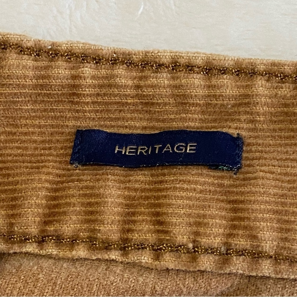 TALBOTS / Brown Corduroy Heritage Straight Leg Pants Size 6 - Picture 4 of 8